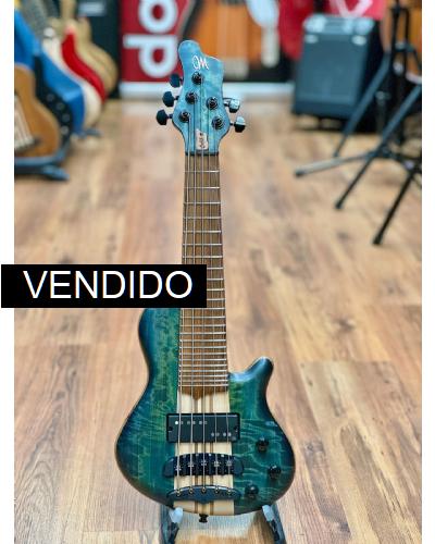 Mayones Cali 5 Curly Poplar Trans Green